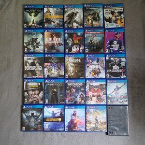 PS4 Game Lot Playstation 4 Bundle 25 Games
